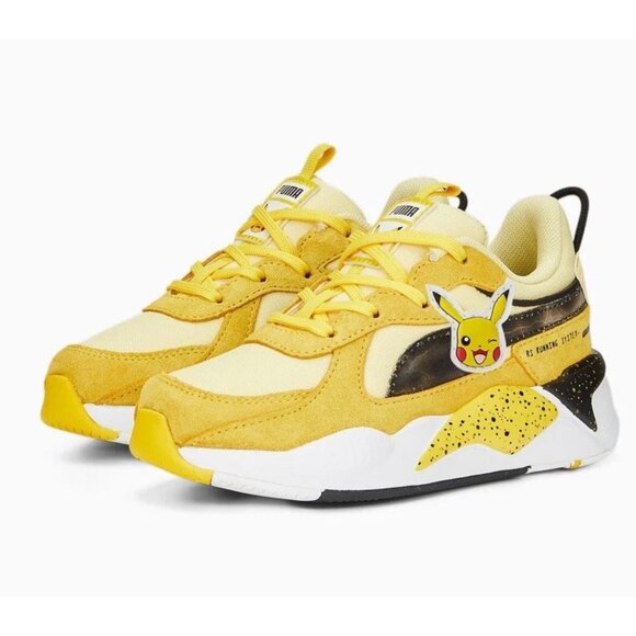 Puma RS-X Pikachu Pokémon Collaboration Yellow Black Men's Sz 6 389541-01 - Picture 7 of 16